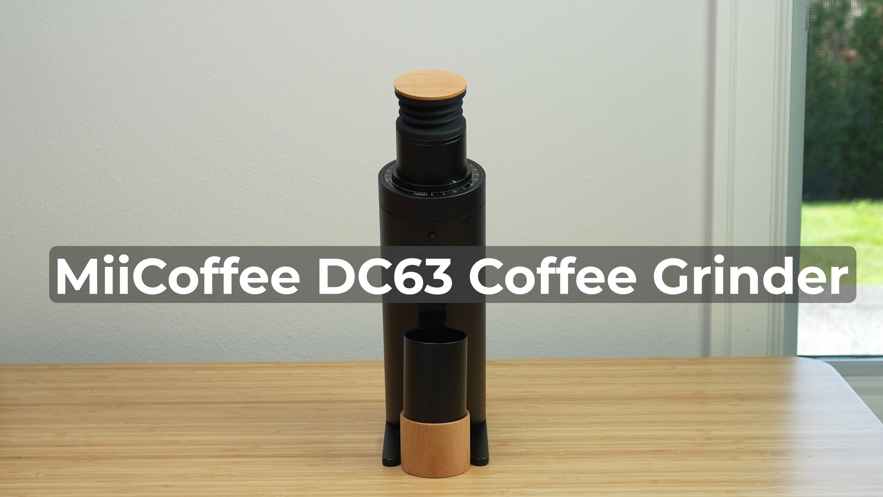 Amazon.com: MiiCoffee DC63 Single Dose Coffee Grinder (Black